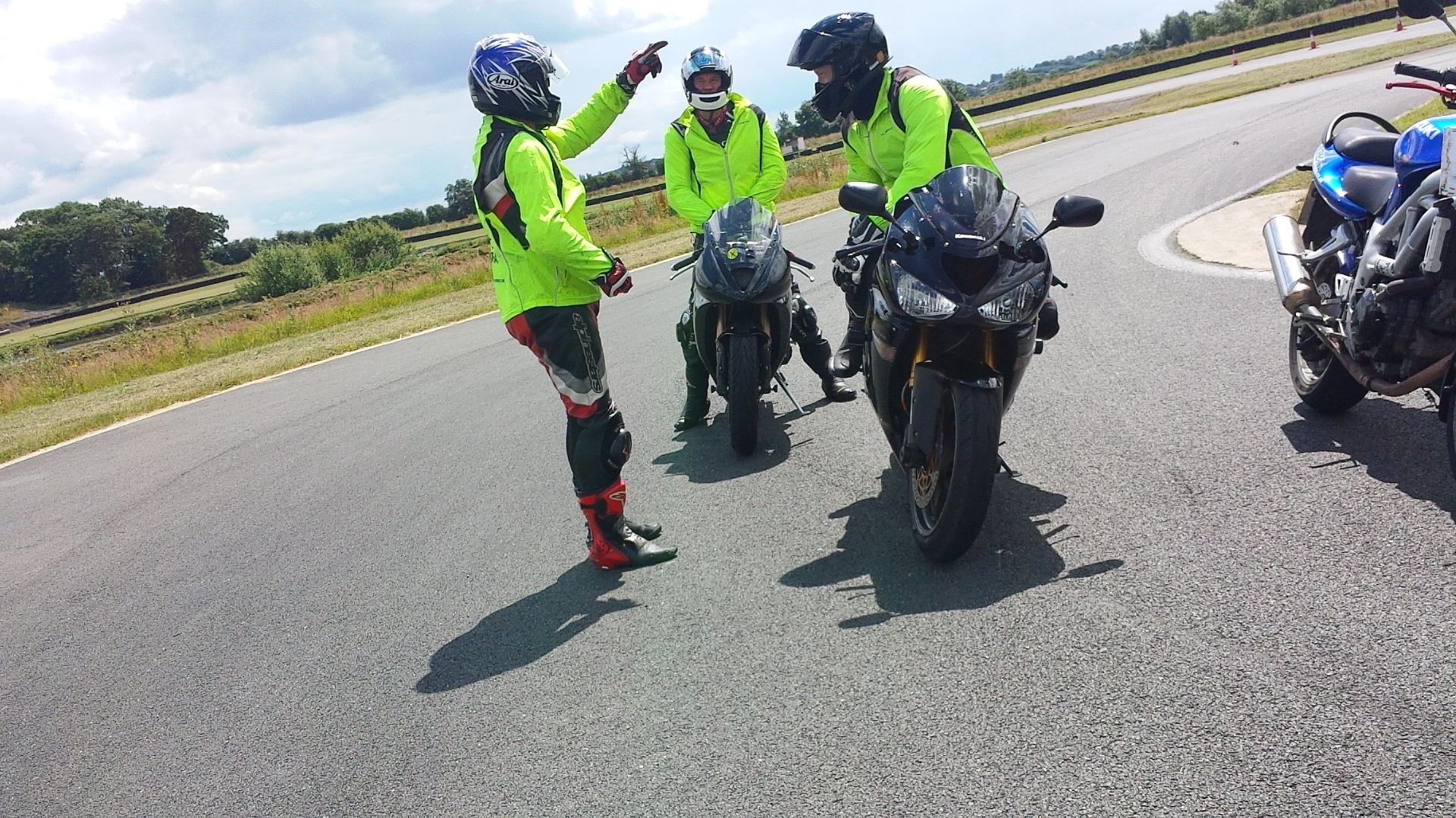 Motorbike instruction for test