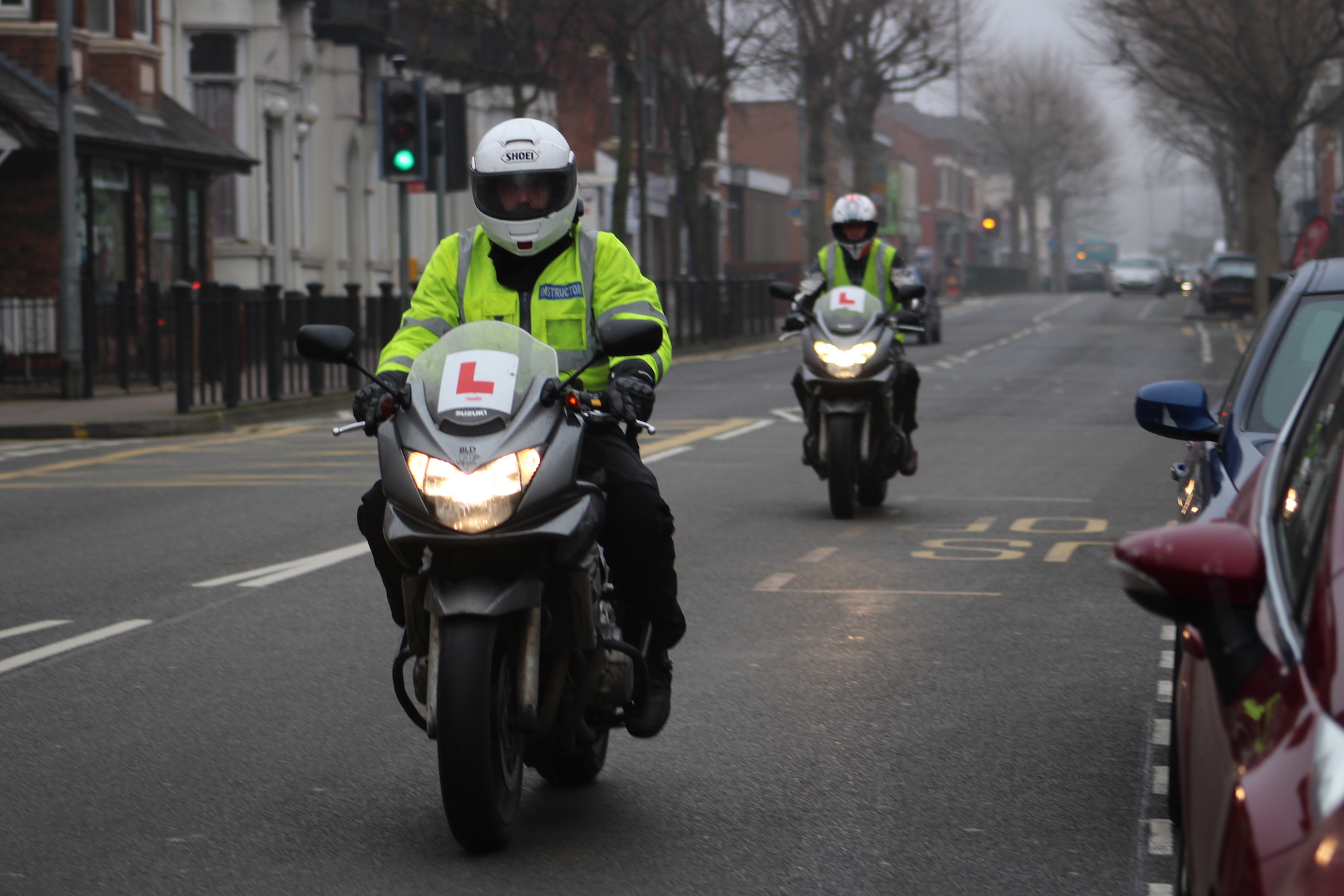 Motorbike test in Lincoln, Grantham, Banbury, Bletchley, Leighton Buzzard