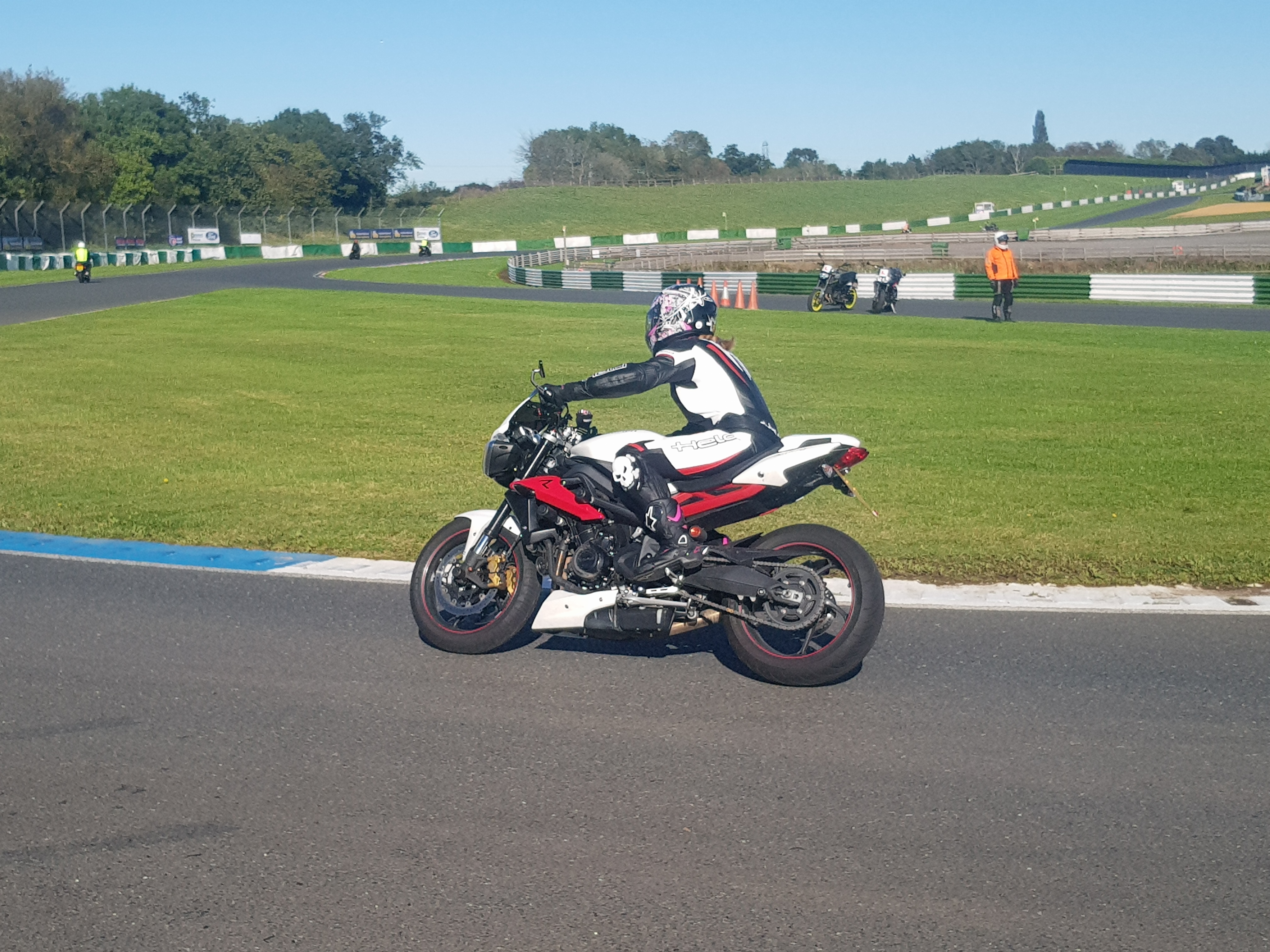 Motorbike test in London, Milton Keynes