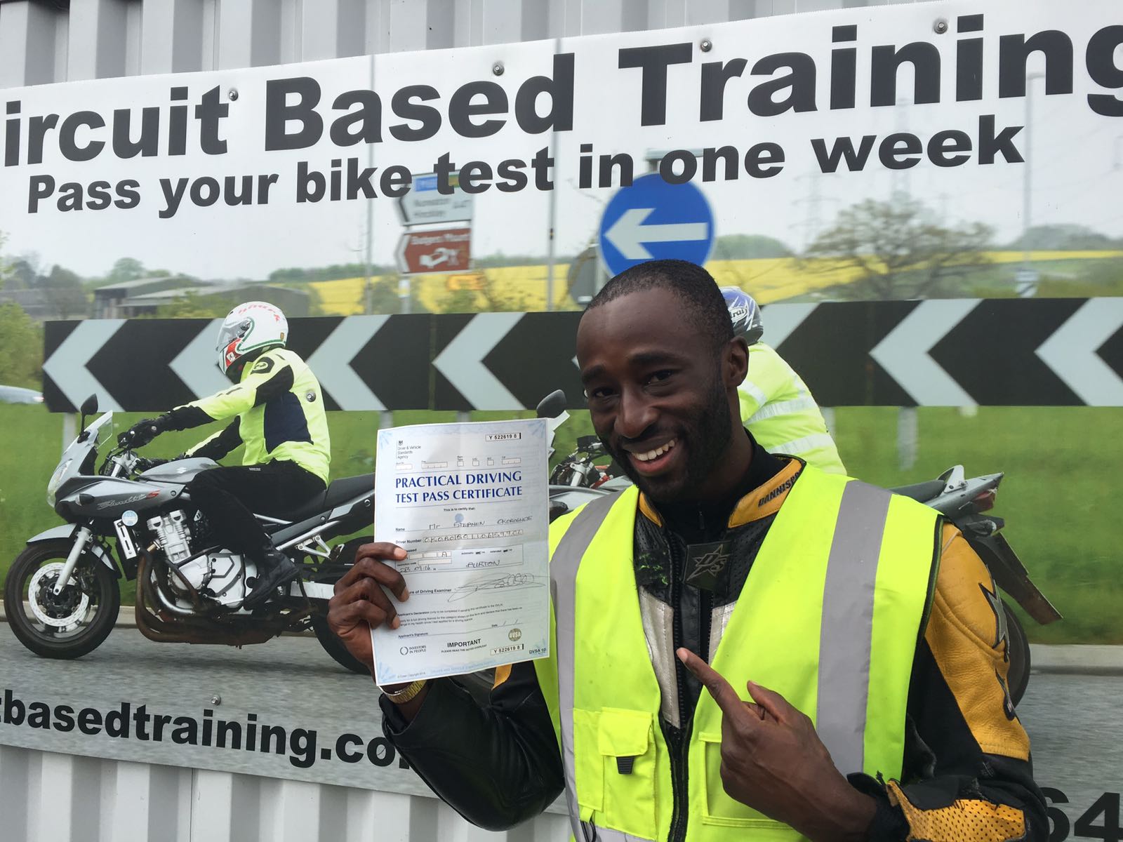 Pass the motorcycle test in Northampton