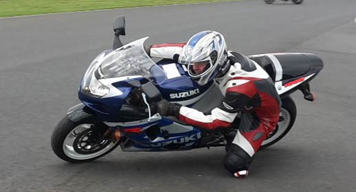 knee down course at Mallory Park