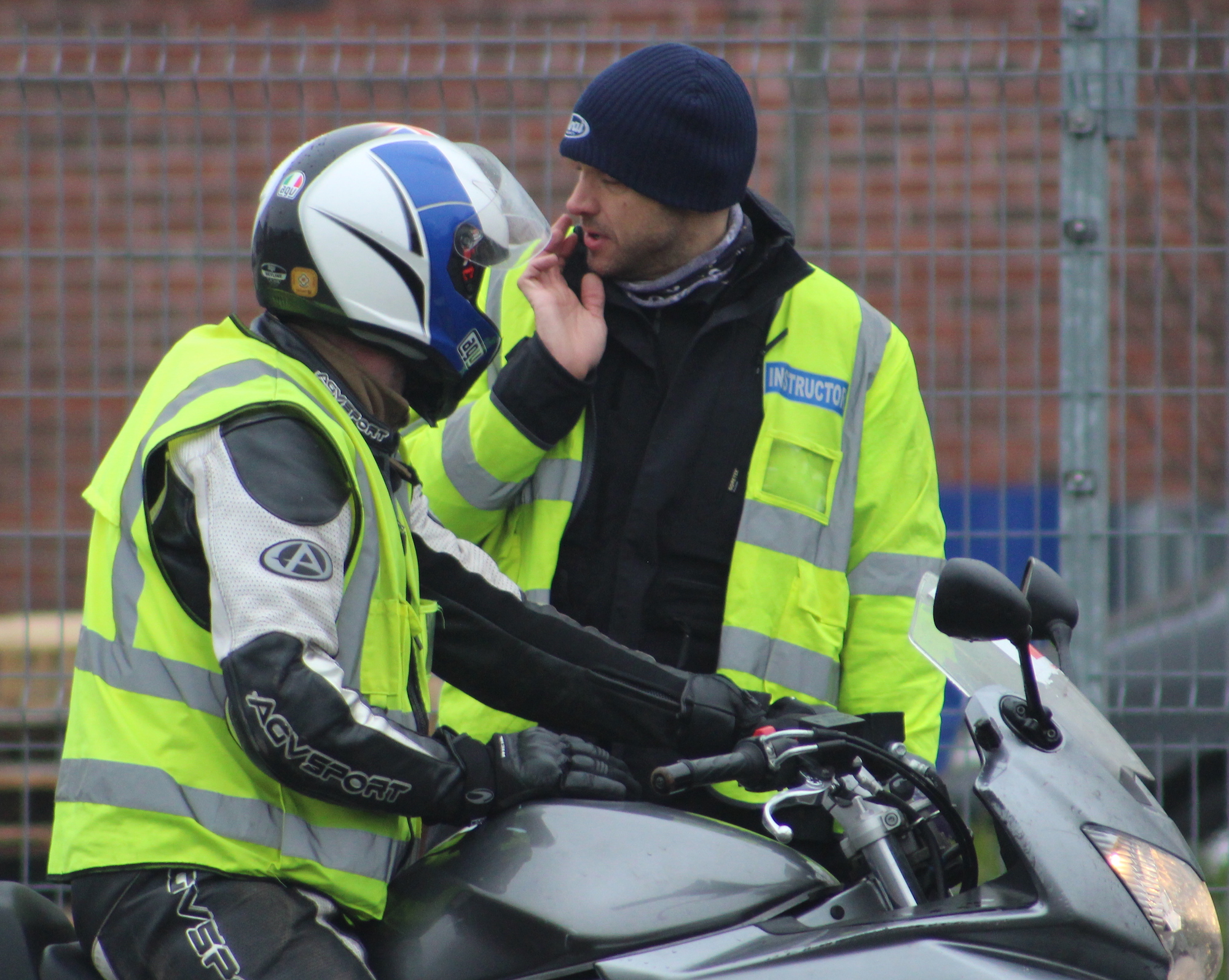 Motorbike test at Mallory Park