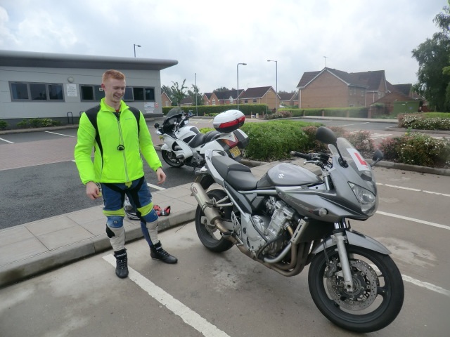 Motorbike test in London, Milton Keynes