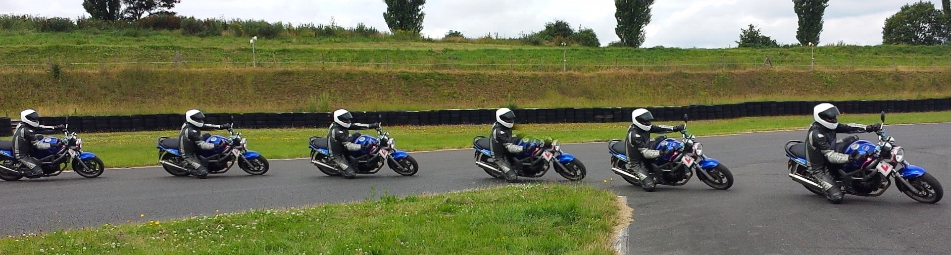 knee down course at Mallory Park