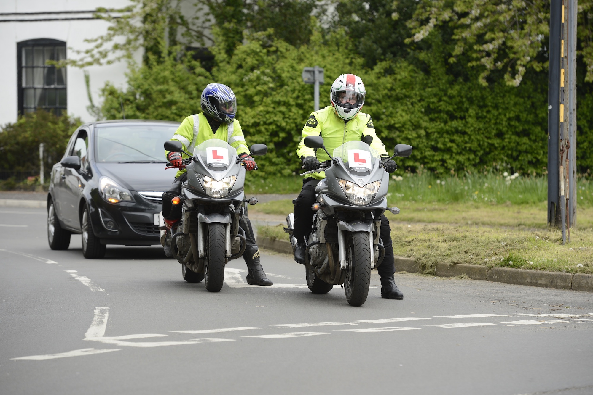 Motorcycle test in London, Coventry, Milton Keynes Leicester Desford Kirkby Mallory Melton Mowbray Grantham